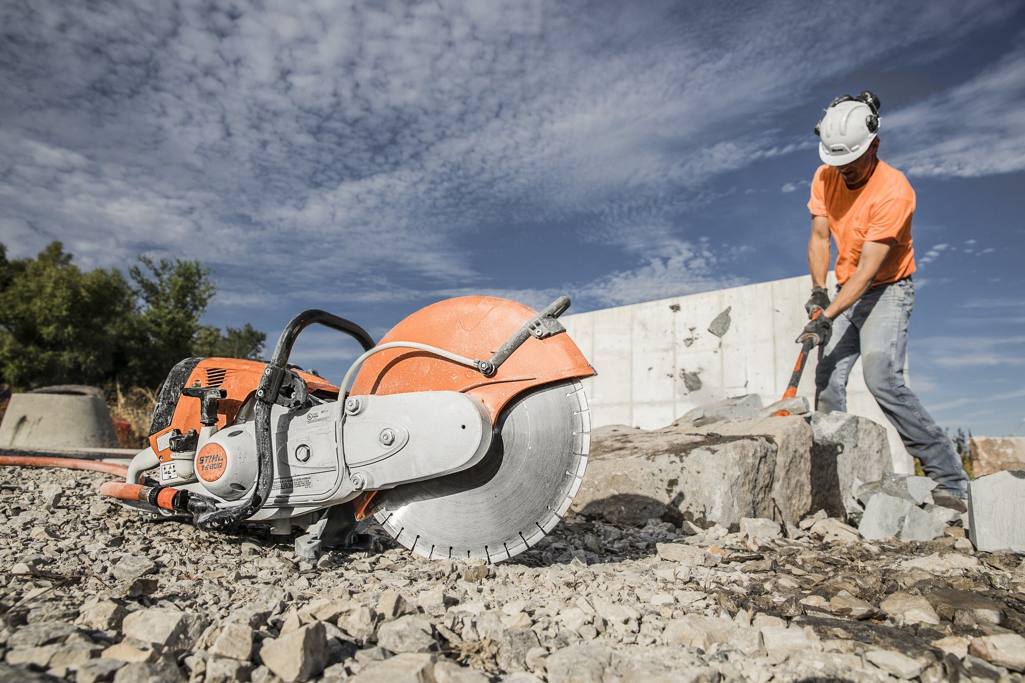 STIHL TS 800 Cut-Off Saw 16 Inch 6.8 HP Gas Concrete Metal Cutter