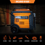 GENMAX GM17000iETC Tri Fuel Inverter Generator 17000 Starting Watts 13500 Running Watts Electric Start Gas Propane Natural Gas