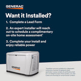 Generac 24000 Watt Dual Fuel Home Standby Generator 200 Amp Automatic Transfer Switch Natural Gas Propane