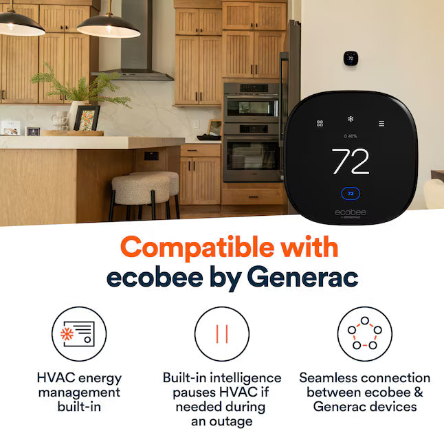 Generac 24000 Watt Dual Fuel Home Standby Generator 200 Amp Automatic Transfer Switch Natural Gas Propane