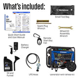 Westinghouse WGen11500DFc Dual Fuel Portable Generator 14500W Remote Start Gas Propane CO Sensor