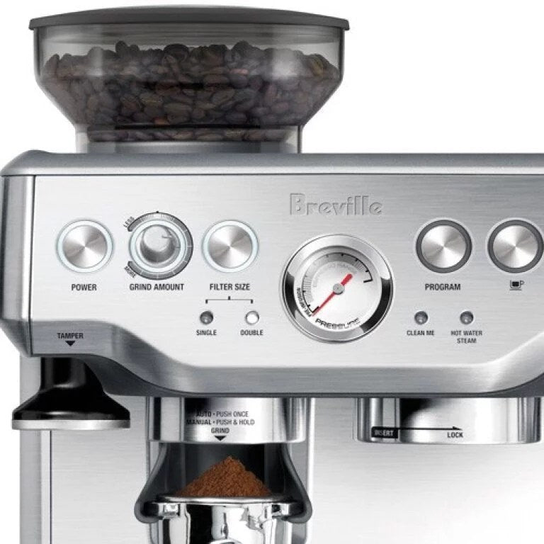 The Barista Express™ Coffee & Espresso Maker BES870XL, brushed Stainless Steel