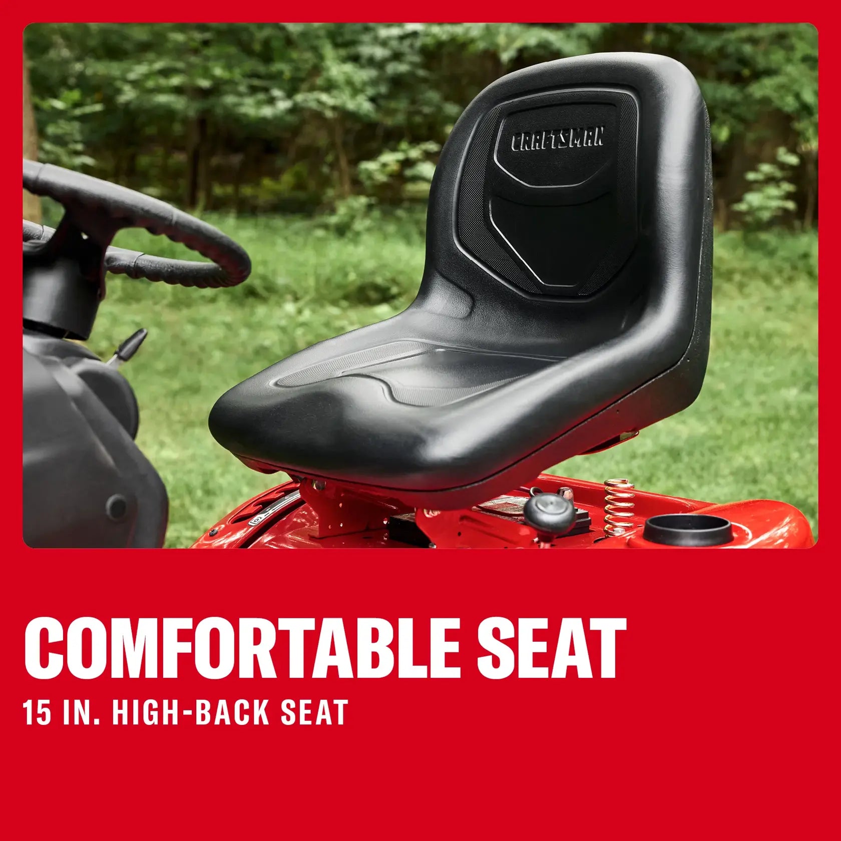 CRAFTSMAN T150 46 Inch Riding Lawn Mower 19 HP Briggs Stratton Automatic CVT 46 Inch Deck