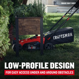 CRAFTSMAN V20 Brushless 20″ Cordless Push Lawn Mower with 2x 5.0Ah Batteries & Dual Chargers