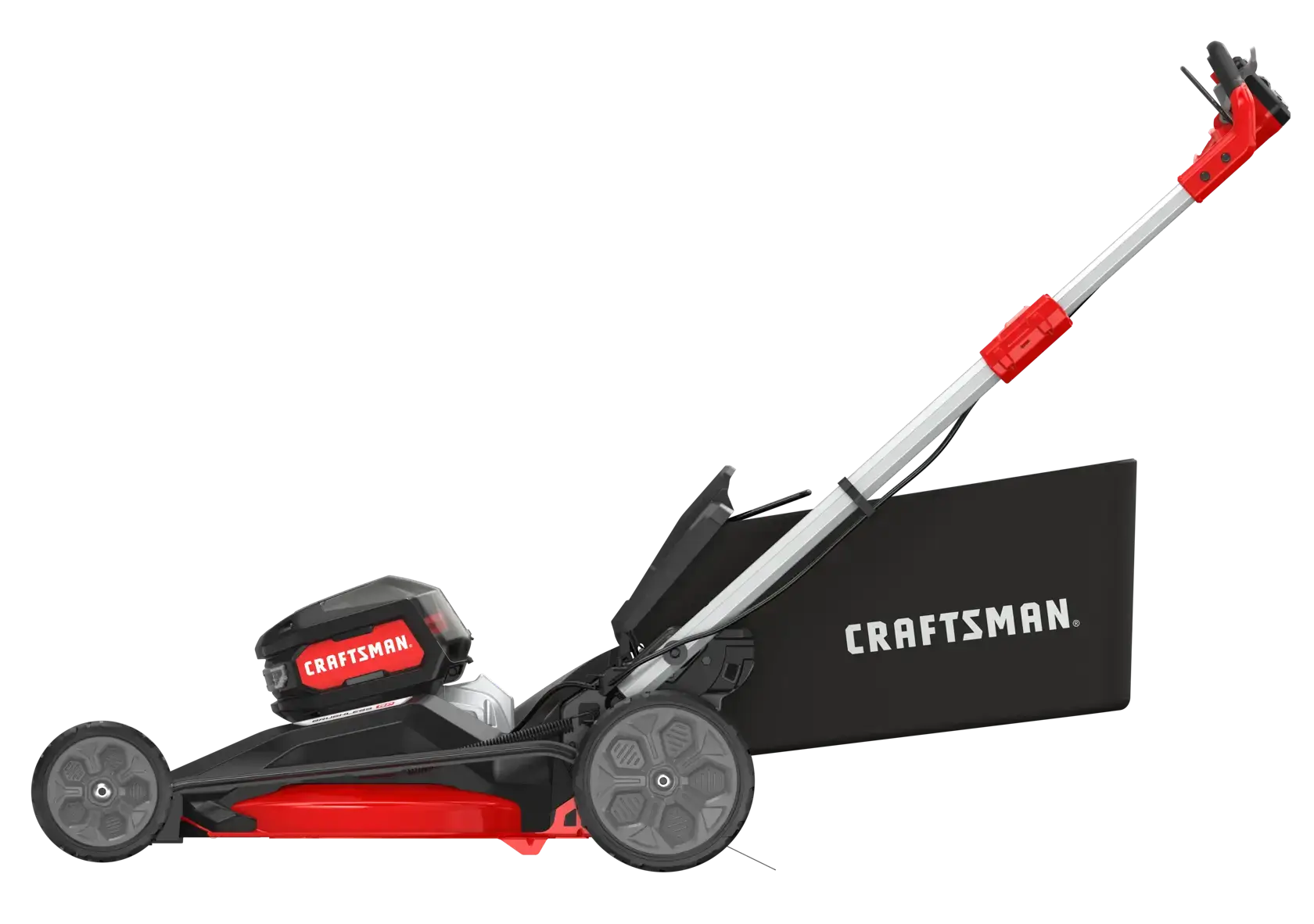 CRAFTSMAN V20 Brushless RP 21″ Cordless Self-Propelled Lawn Mower 2x 9Ah Batteries & Charger