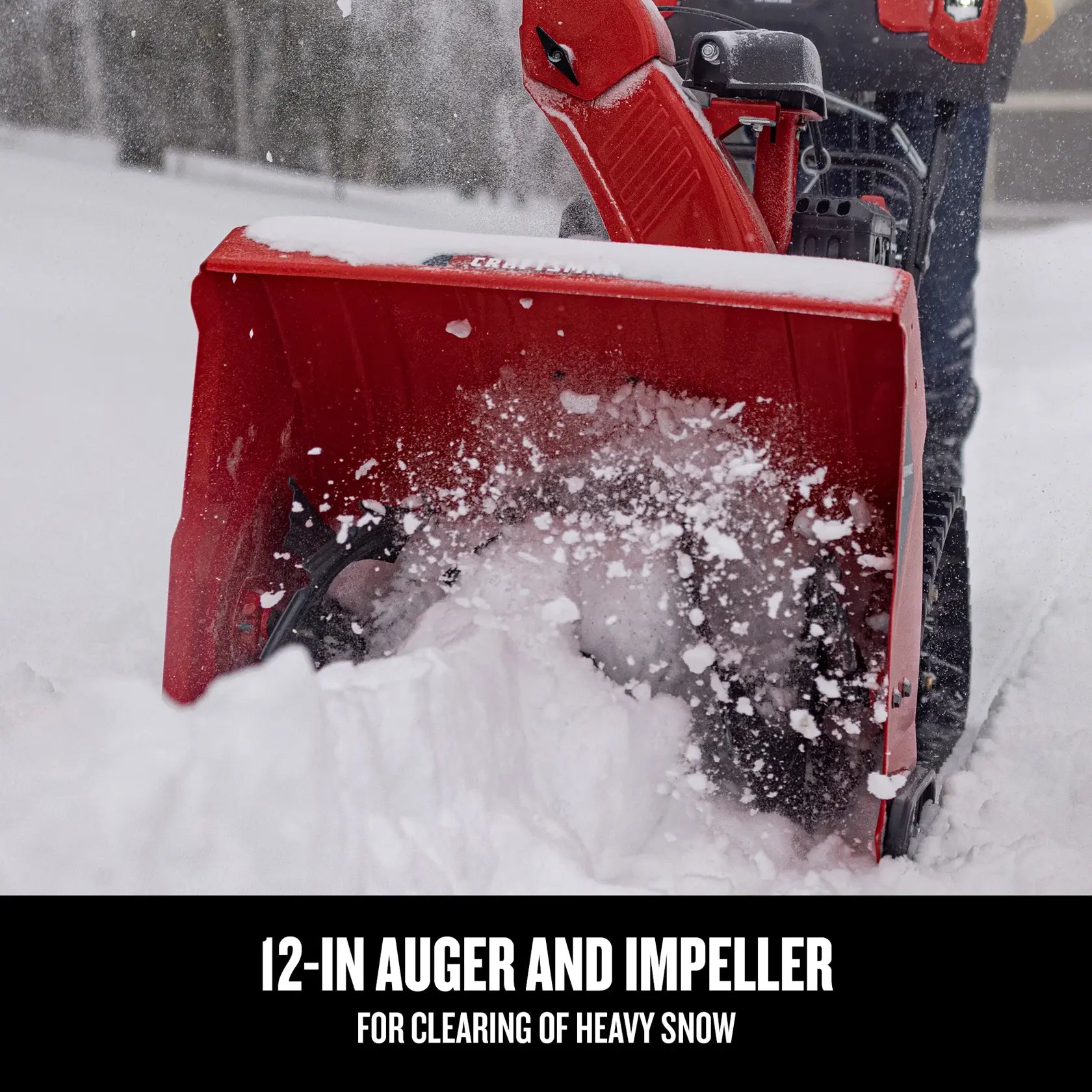 CRAFTSMAN Performance 26 Two Stage Gas Snow Blower 243cc Engine 26 Inch Track Drive Self Propelled