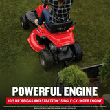 CRAFTSMAN 30″ Mini Gas Riding Lawn Mower 10.5 HP Briggs & Stratton Engine 6-Speed w/ Mulching Kit