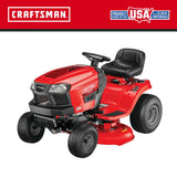 CRAFTSMAN 42″ Gas Riding Lawn Mower 17.5 HP Briggs & Stratton Engine 7-Speed Transmission