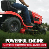 CRAFTSMAN 42″ Gas Riding Lawn Mower 17.5 HP Briggs & Stratton Engine 7-Speed Transmission