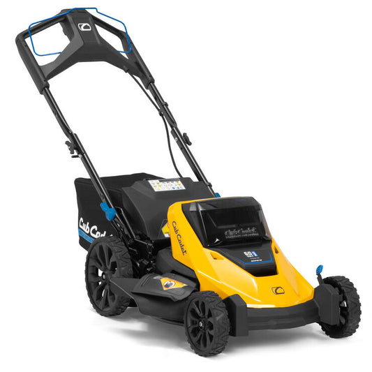 Cub Cadet SCP21E 60V Cordless Electric Lawn Mower 21 Inch Steel Deck Brushless Motor 5Ah Battery Included