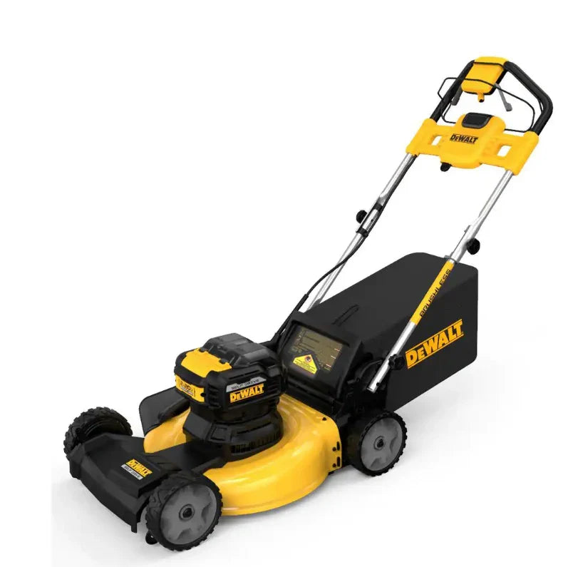 20V MAX Cordless Lawn Care Combo Kit 21.5 Inch Self Propelled Mower Blower Trimmer Chainsaw Pole Saw Power Cleaner