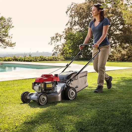 Honda IZY HRG 416 PK Petrol Lawn Mower 145cc Honda Engine 16 Inch Steel Deck Push Mower