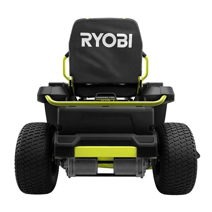 RYOBI 48V 42 Inch Zero Turn Electric Mower 75Ah Battery Brushless Motor 2.5 Acres Runtime