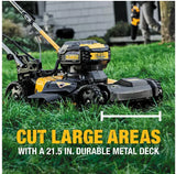 20V MAX Cordless Lawn Care Combo Kit 21.5 Inch Self Propelled Mower Blower Trimmer Chainsaw Pole Saw Power Cleaner