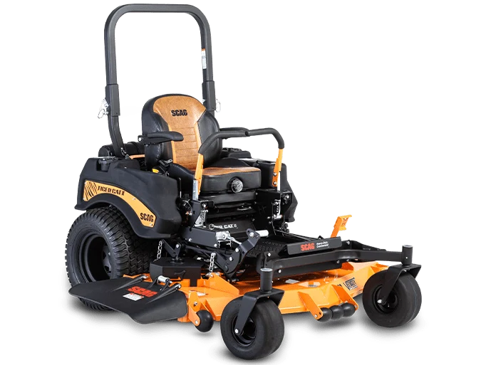 Scag Tiger Cat II Zero-Turn Riding Lawn Mower 52″ Velocity Plus™ Deck 26 HP Kawasaki FT EFI Commercial Mower