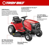 Troy-Bilt Bronco 42 Riding Lawn Tractor 19 HP Briggs Stratton Engine 42 Inch Deck AutoDrive Transmission