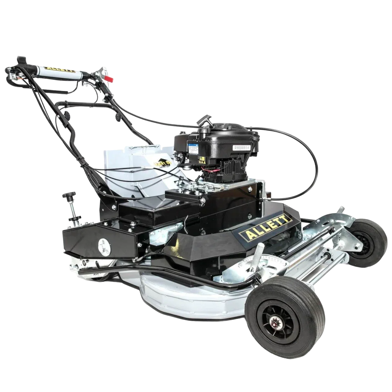 Allett Uplift 86 34-Inch Gas Stadium Rotary Lawn Mower Twin Blade Roller Mower 223cc