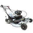 Allett Uplift 86 34-Inch Gas Stadium Rotary Lawn Mower Twin Blade Roller Mower 223cc