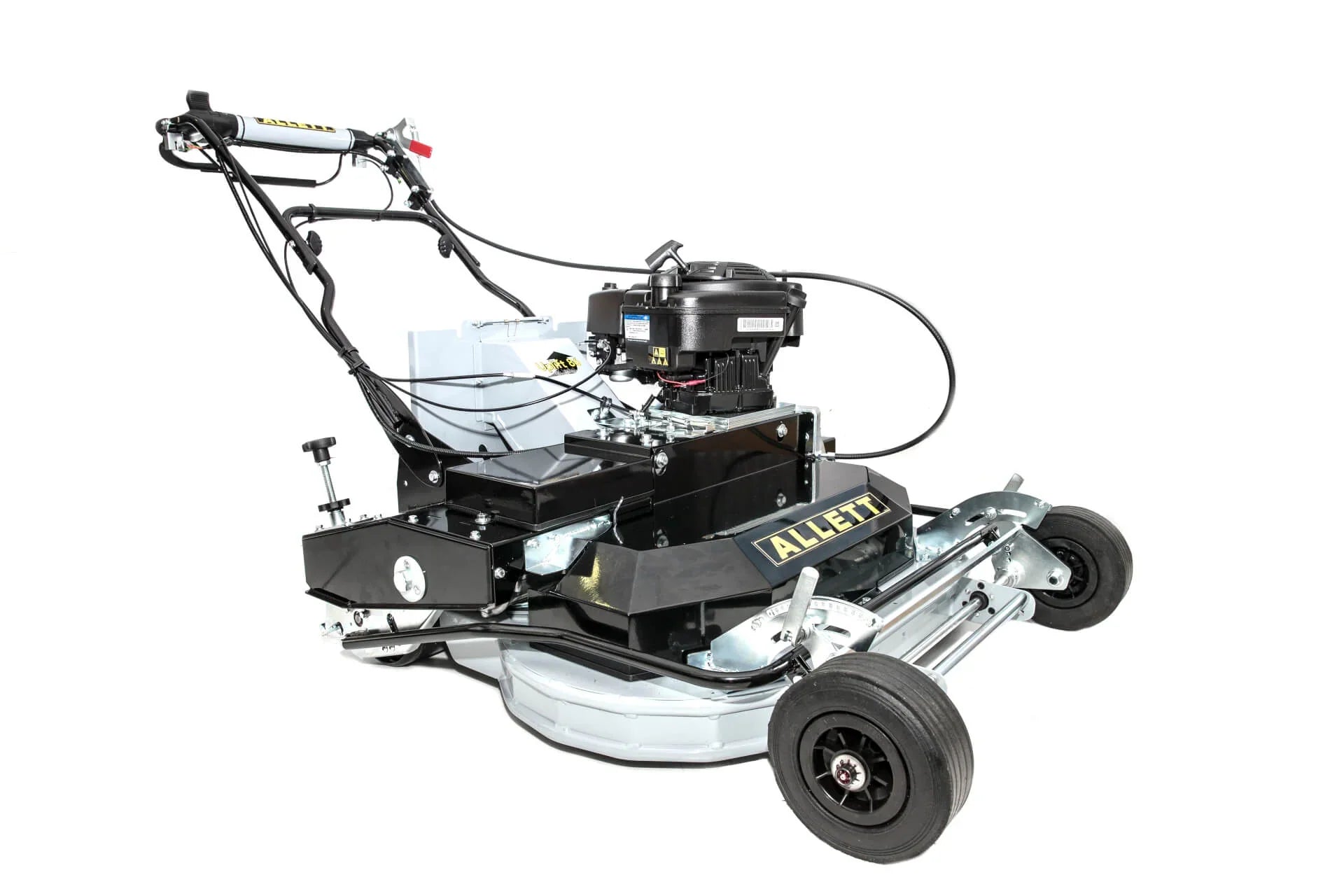 Allett Uplift 86 34-Inch Gas Stadium Rotary Lawn Mower Twin Blade Roller Mower 223cc