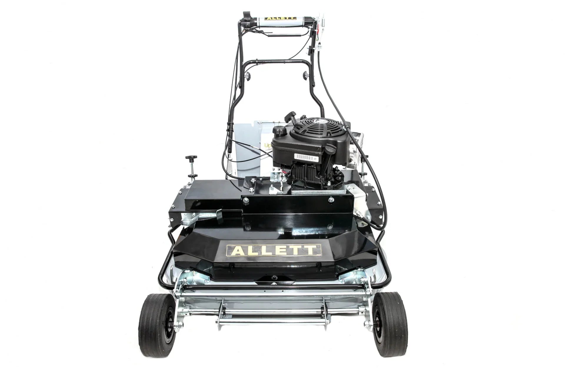 Allett Uplift 86 34-Inch Gas Stadium Rotary Lawn Mower Twin Blade Roller Mower 223cc