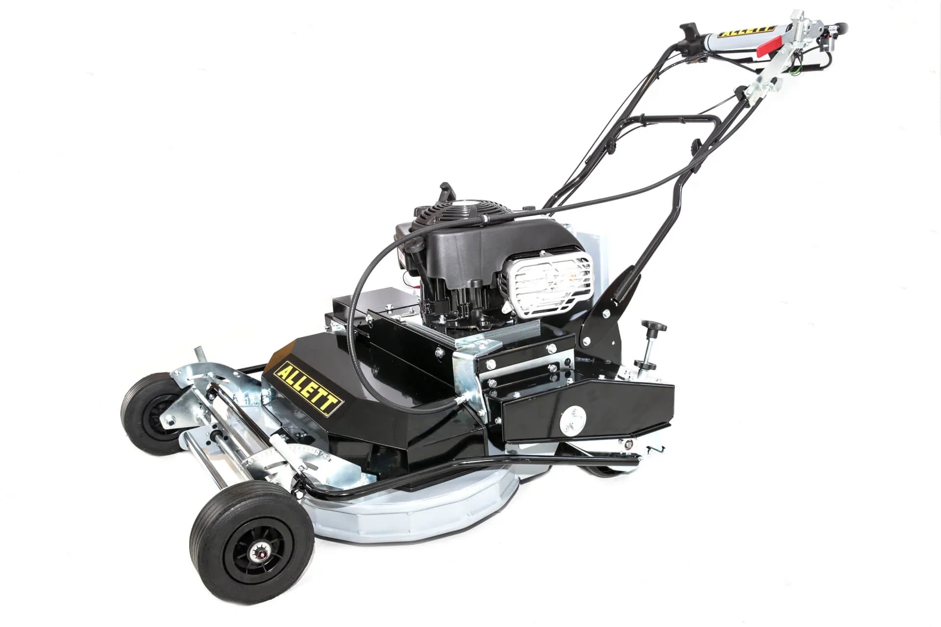 Allett Uplift 86 34-Inch Gas Stadium Rotary Lawn Mower Twin Blade Roller Mower 223cc