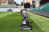 Allett Uplift 86 34-Inch Gas Stadium Rotary Lawn Mower Twin Blade Roller Mower 223cc