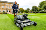 Allett Uplift 86 34-Inch Gas Stadium Rotary Lawn Mower Twin Blade Roller Mower 223cc
