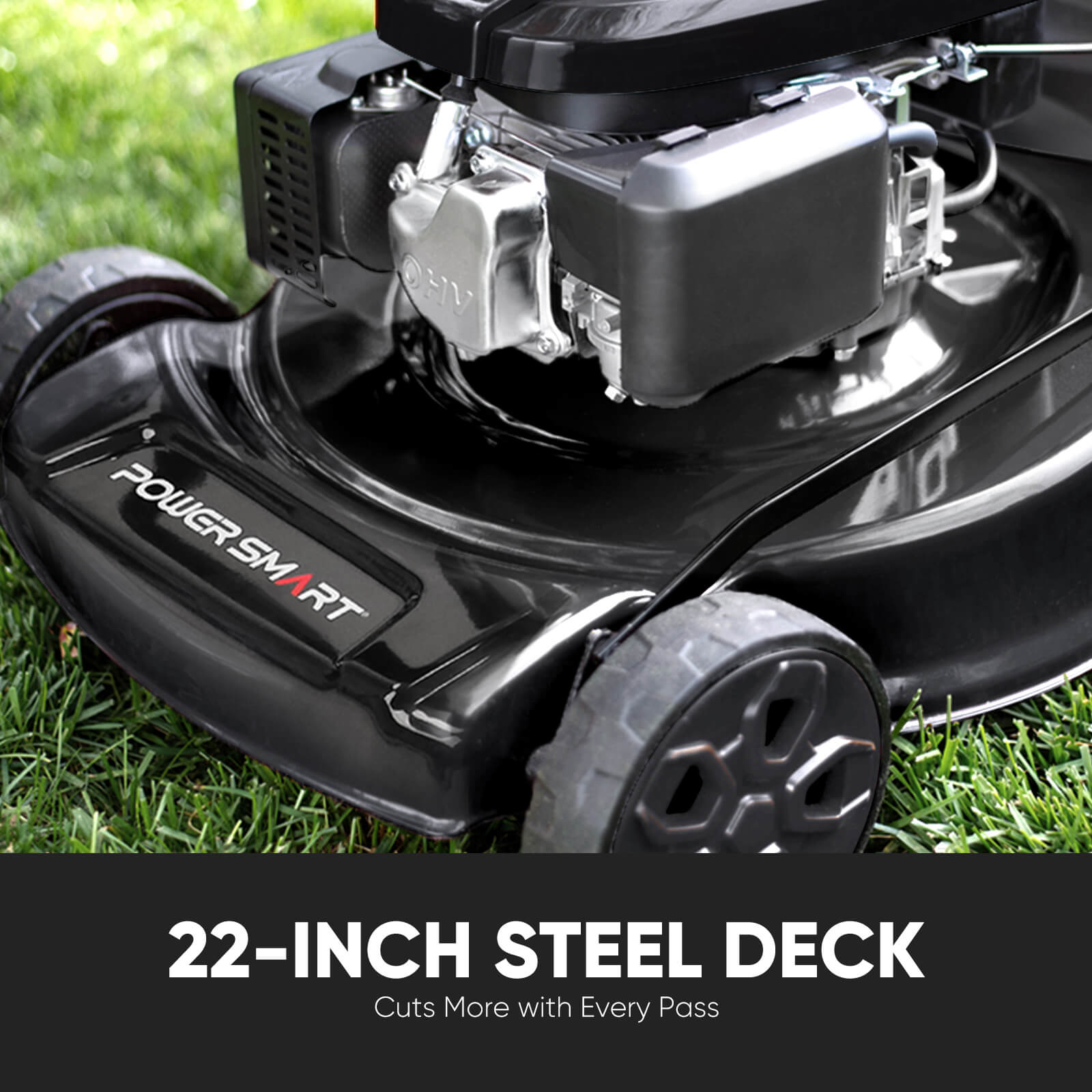 22" 170cc Gas Self-Propelled 3-in-1 Lawn Mower V8622S