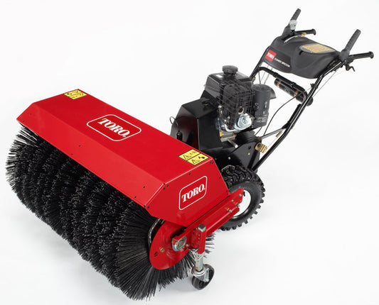 Toro Walk Behind Power Broom 7HP Kohler Command Pro Engine 36 Inch Commercial Sweeper Power Steering