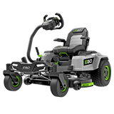 EGO Z6 42 Inch Zero Turn Electric Mower 56V Lithium e-STEER 22HP Equivalent 4 Batteries Included