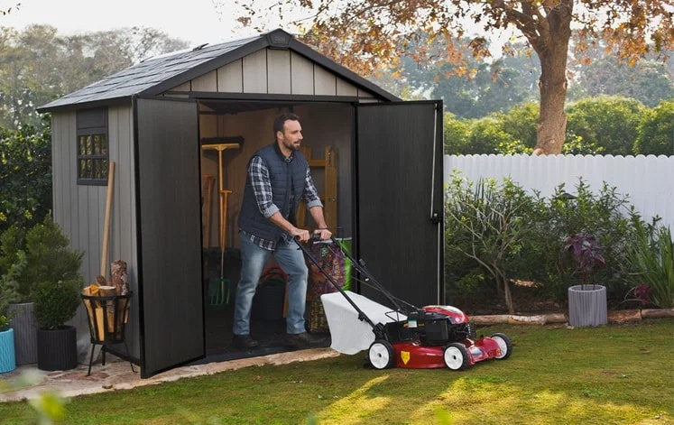 Keter Oakland 7.5×7 Storage Shed Grey
