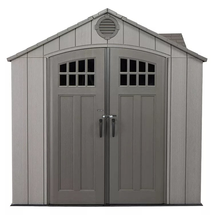 Lifetime 15′ x 8′ Rough Cut Dual-Entry Outdoor Storage Shed