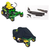 John Deere Z320R 42″ Zero Turn Lawn Mower Bundle – 21.5 HP V-Twin Engine with Mulching Kit & Boarding Step