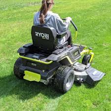 RYOBI 48V 42 Inch Zero Turn Electric Mower 75Ah Battery Brushless Motor 2.5 Acres Runtime