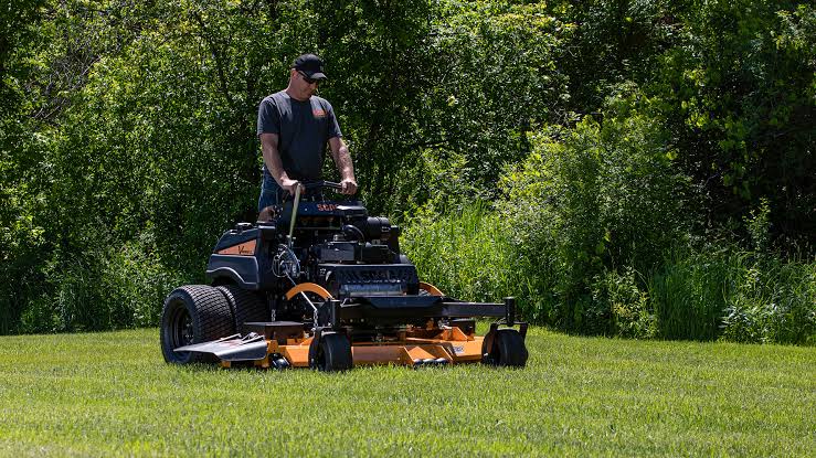 Scag V-Ride XL 52″ Stand-On Zero-Turn Lawn Mower 38 HP Kawasaki FX EFI Engine Commercial Grade