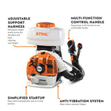 STIHL SR 450 Gas Backpack Sprayer 3.9 HP 14L Mist Blower Duster