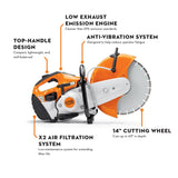 STIHL TS 420 Gas Cut-Off Machine 14″ Concrete Saw 4.4 HP