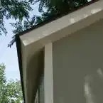 Installed Meridian 8 ft. x 10 ft. Wood Storage Shed with Driftwood Shingles