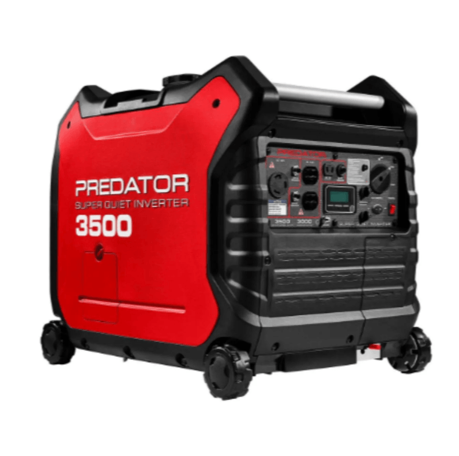 PREDATOR 3500W Super Quiet Inverter Generator 3000W Running Electric Start CO SECURE RV Ready