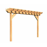 Creekvine Designs Red Cedar Monterrey Pergola