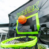 JumpFlex HERO 15 Backyard Outdoor Trampoline for Kids with Net & Ladder