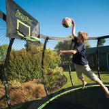 JumpFlex HERO 14 Backyard Outdoor Trampoline for Kids with Net & Ladder