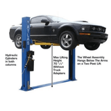 Atlas 8000 Lb Capacity Baseplate 2-Post Lift