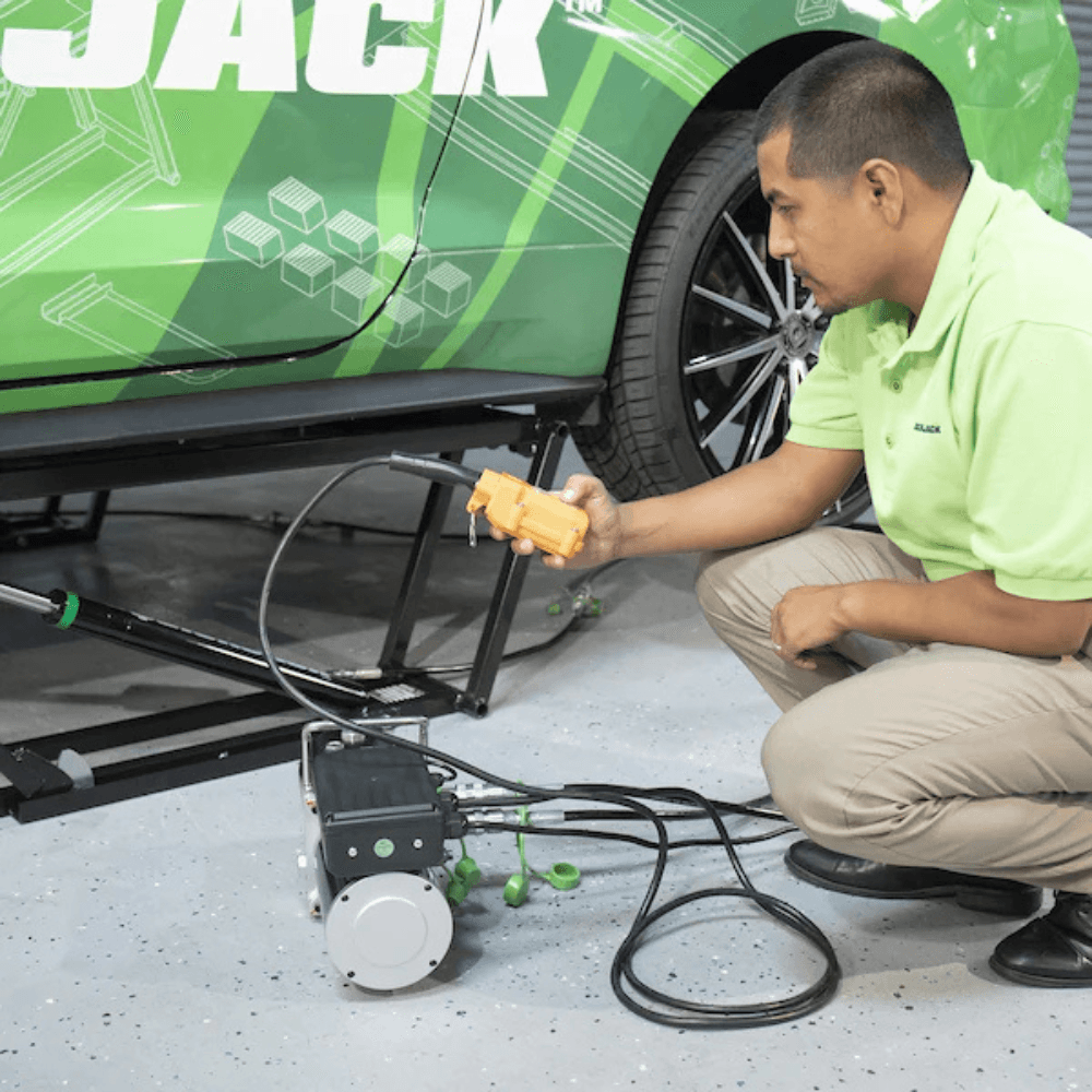 QuickJack 5000TL Portable Car Lift 5000 lb Hydraulic Vehicle Lift with Automatic Safety Locks & Power Unit