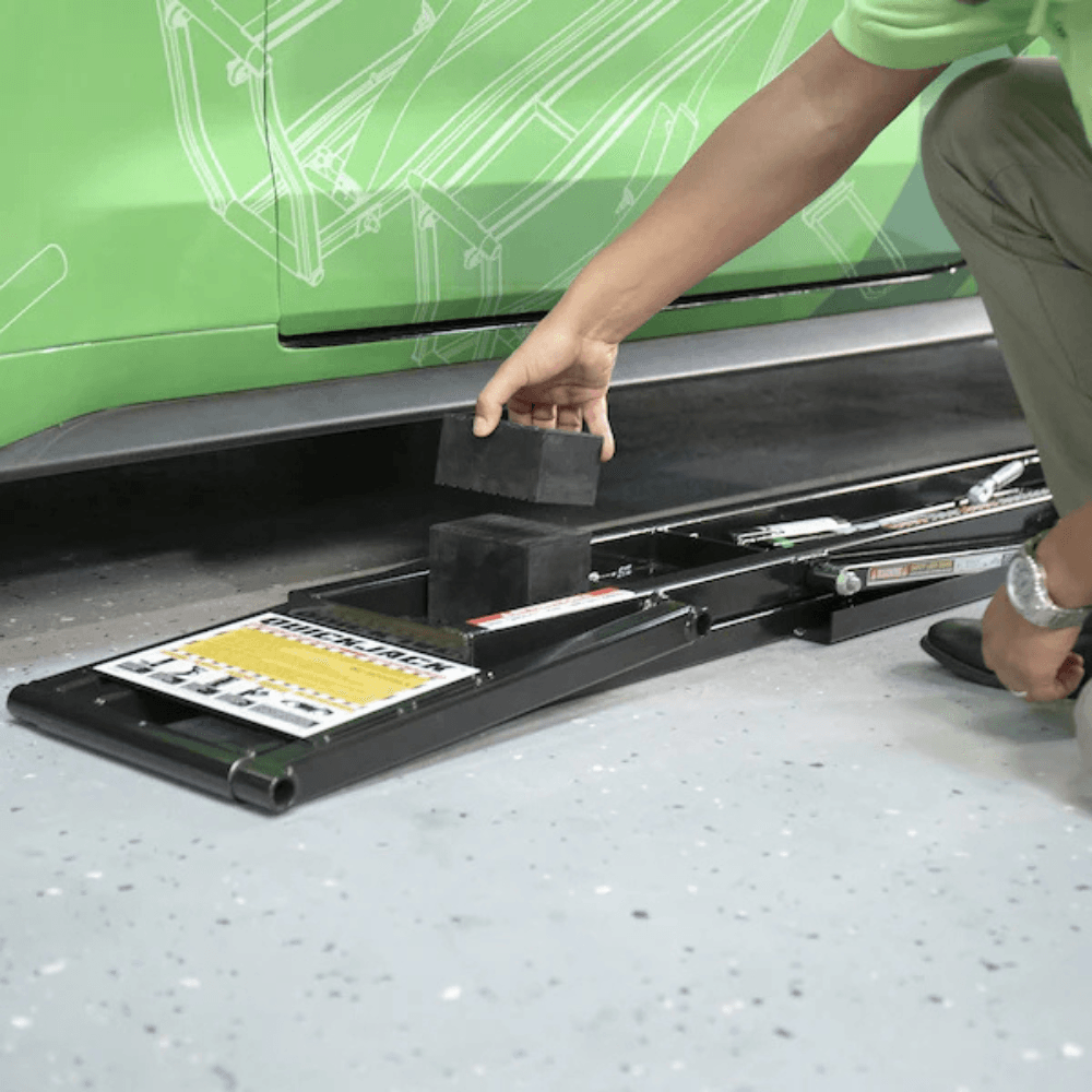 QuickJack 5000TL Portable Car Lift 5000 lb Hydraulic Vehicle Lift with Automatic Safety Locks & Power Unit