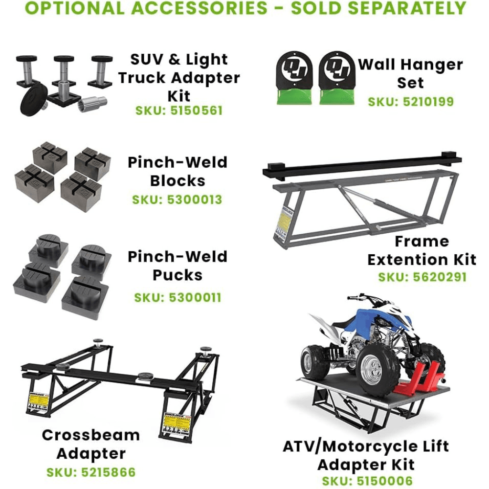QuickJack 5000TLX Portable Car Lift 5000 lb Capacity Extended Length Hydraulic Vehicle Lift