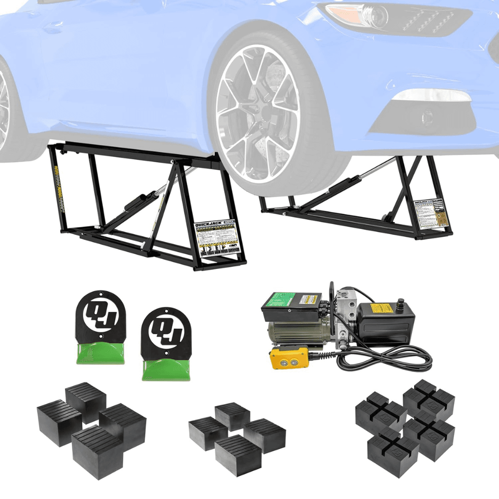 QuickJack 5000TLX Portable Car Lift Package 5000 lb Capacity Extended Length Hydraulic Vehicle Lift Kit