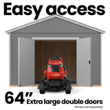 Astoria 12 ft. x 12 ft. Outdoor Wood Storage Shed