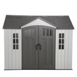 Lifetime 10′ x 8′ Outdoor Storage Shed, Gray