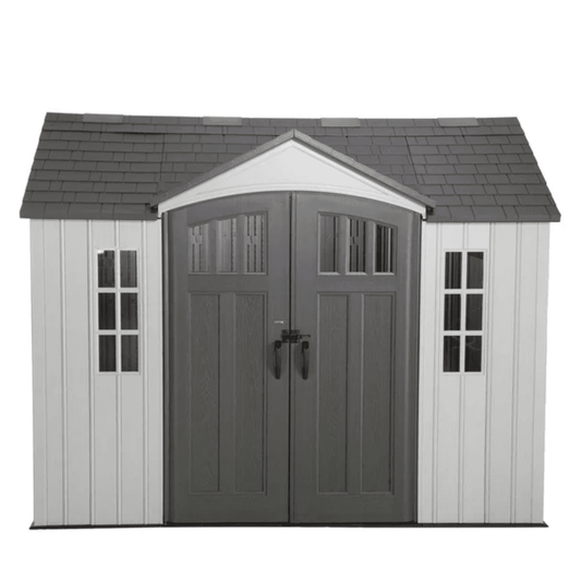 Lifetime 10′ x 8′ Outdoor Storage Shed, Gray